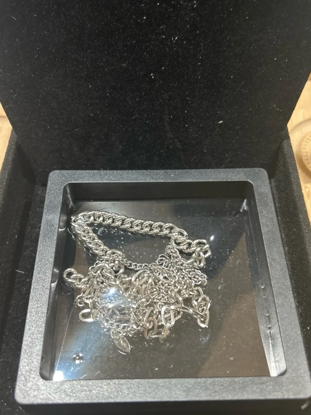 Silver-Tone Layered Chain Necklace - unisex-Accessories stainless steel